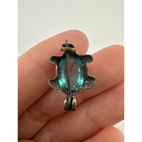 Vintage tiny  jelly belly turtle pin - Picture 4 of 5